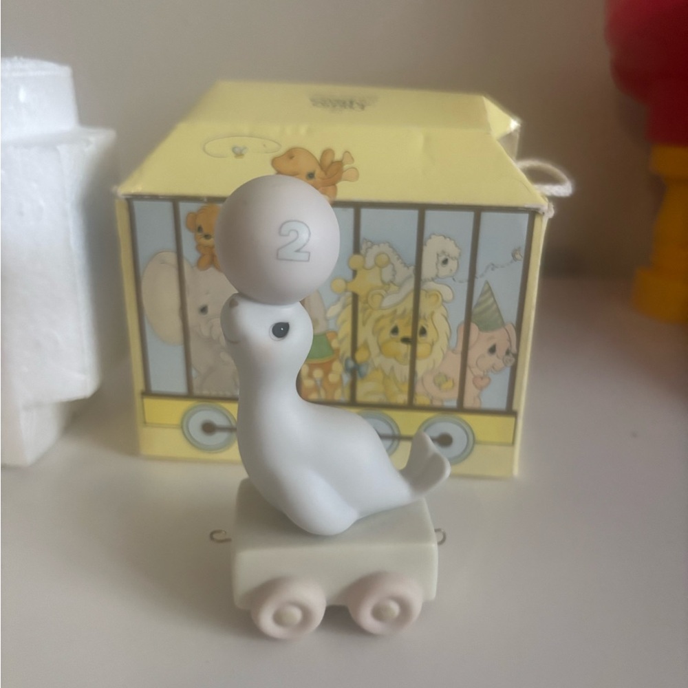 Vintage Precious Moments Birthday Train- Age 2
